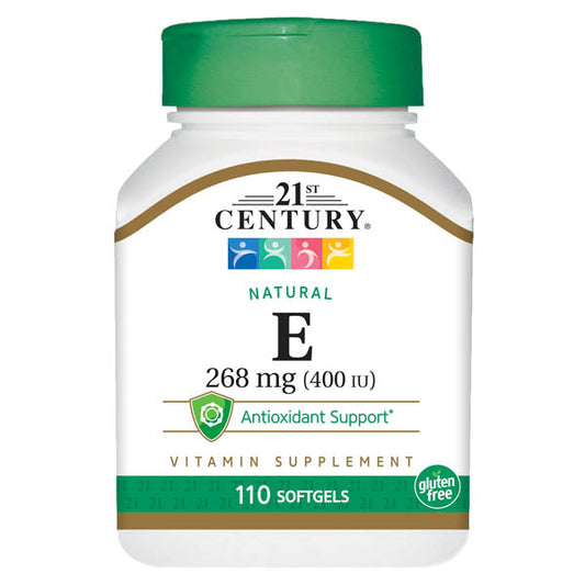 21ST CENTURY Vitamin E-400IU D-ALPHA NATURAL 110 SOFT GEL