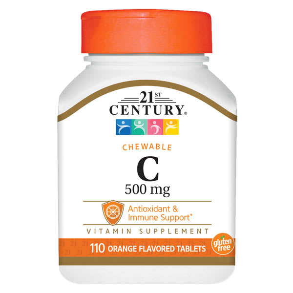 21ST CENTURY Vitamin C-500MG CHEWABLE 110 TABLET