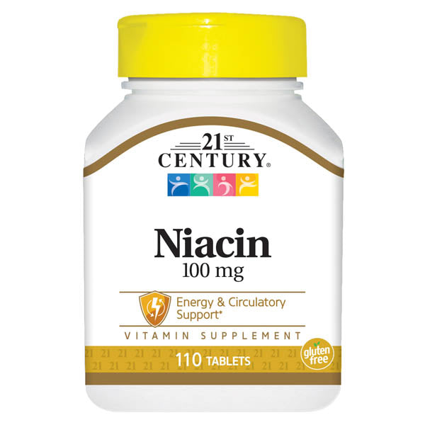 21ST CENTURY NIACIN 100MG 110 TABLET