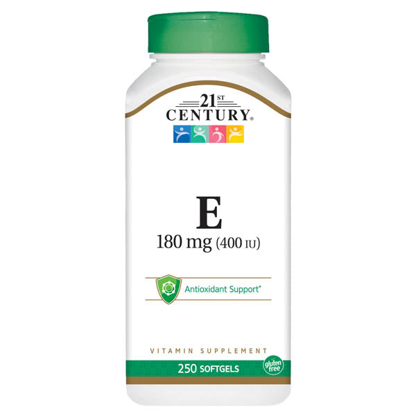 21ST CENTURY Vitamin E-400IU DL ALPHA 250 SOFT GEL