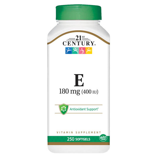 21ST CENTURY Vitamin E-400IU DL ALPHA 250 SOFT GEL