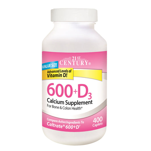21ST CENTURY CALCIUM 600 + Vitamin D 400 CAPLET
