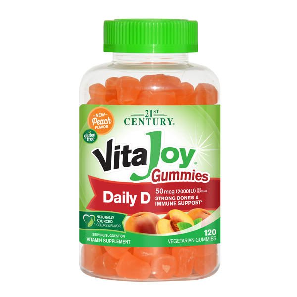 21ST CENTURY VITAJOY Vitamin D 2000IU GUMMY 120 GUMMIES