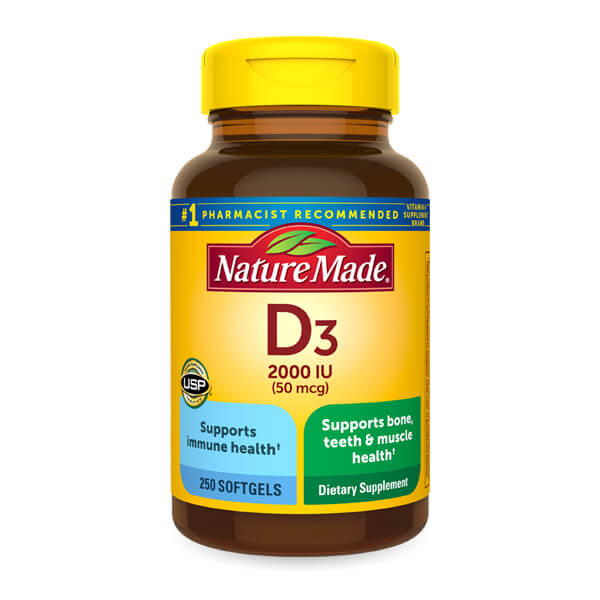 VITAMIN D3 2000IU / 50MCG 250