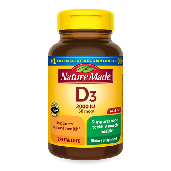 PHARMAVITE VITAMIN D3 2000IU / 50MCG 220 TABLET