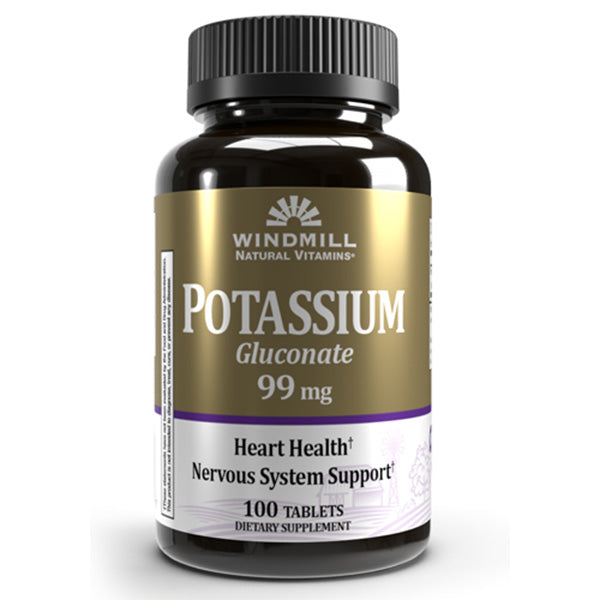 POTASSIUM AS GLUCONATE 99 MG 100