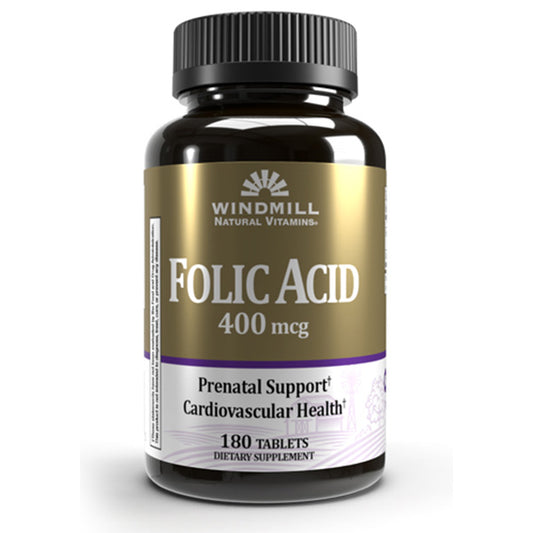 WINDMILL FOLIC ACID 400 MCG 180 TABLET