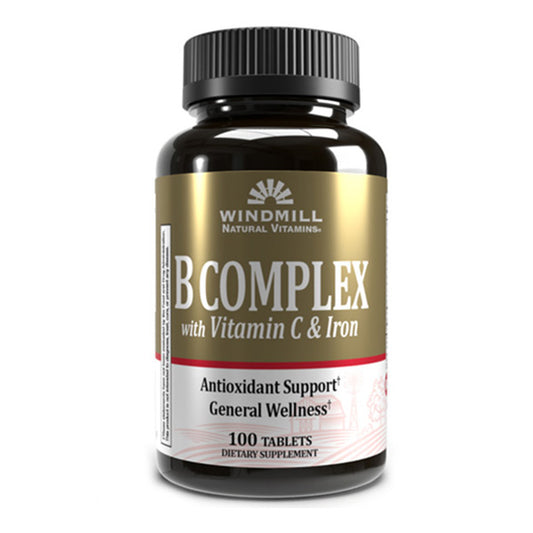 WINDMILL Vitamin B-COMPLEX W/C & IRON 100 TABLET