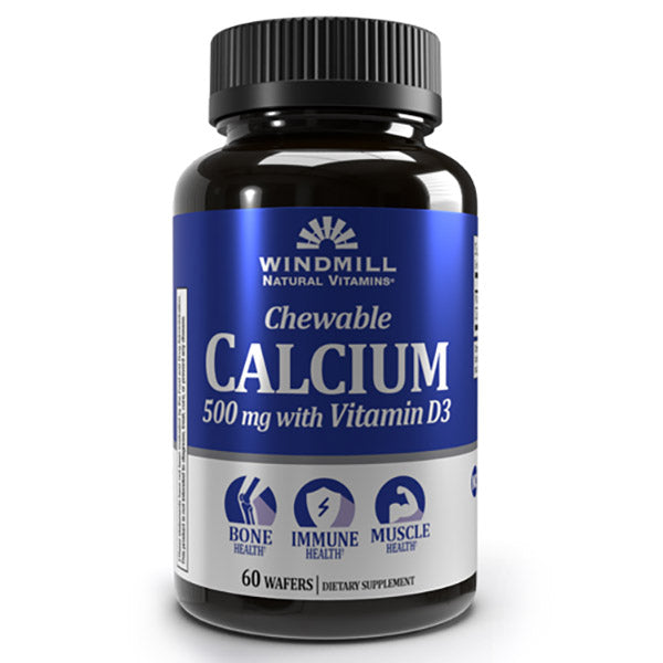 CALCIUM 500MG + VIT D CHEW TAB 60