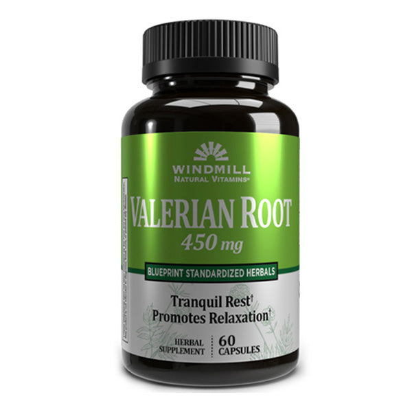 VALERIAN ROOT 450MG CAPSULES