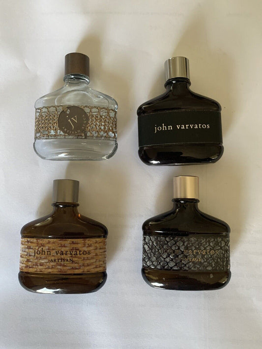 Authentic John Varvatos Colognes - Four 1.7 Oz Bottles)