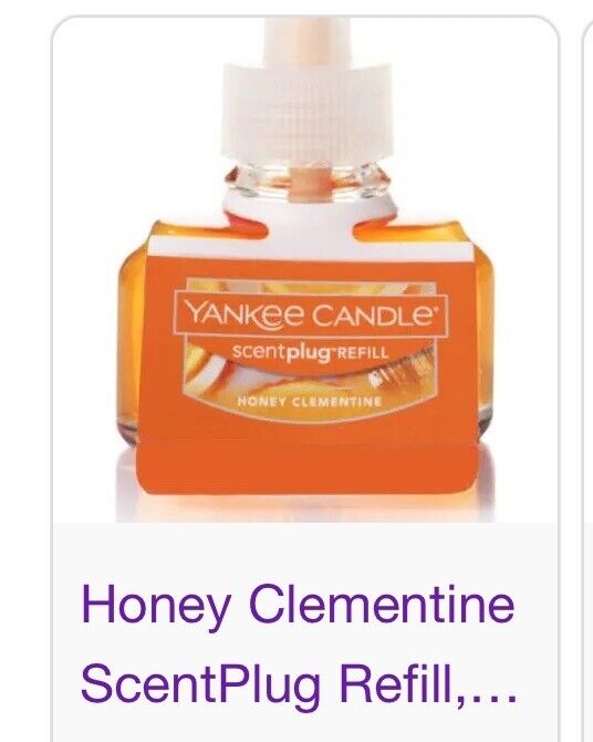 Yankee Candle HONEY CLEMENTINE Scent Plug In  Electric Refills ~ FREE SHIP