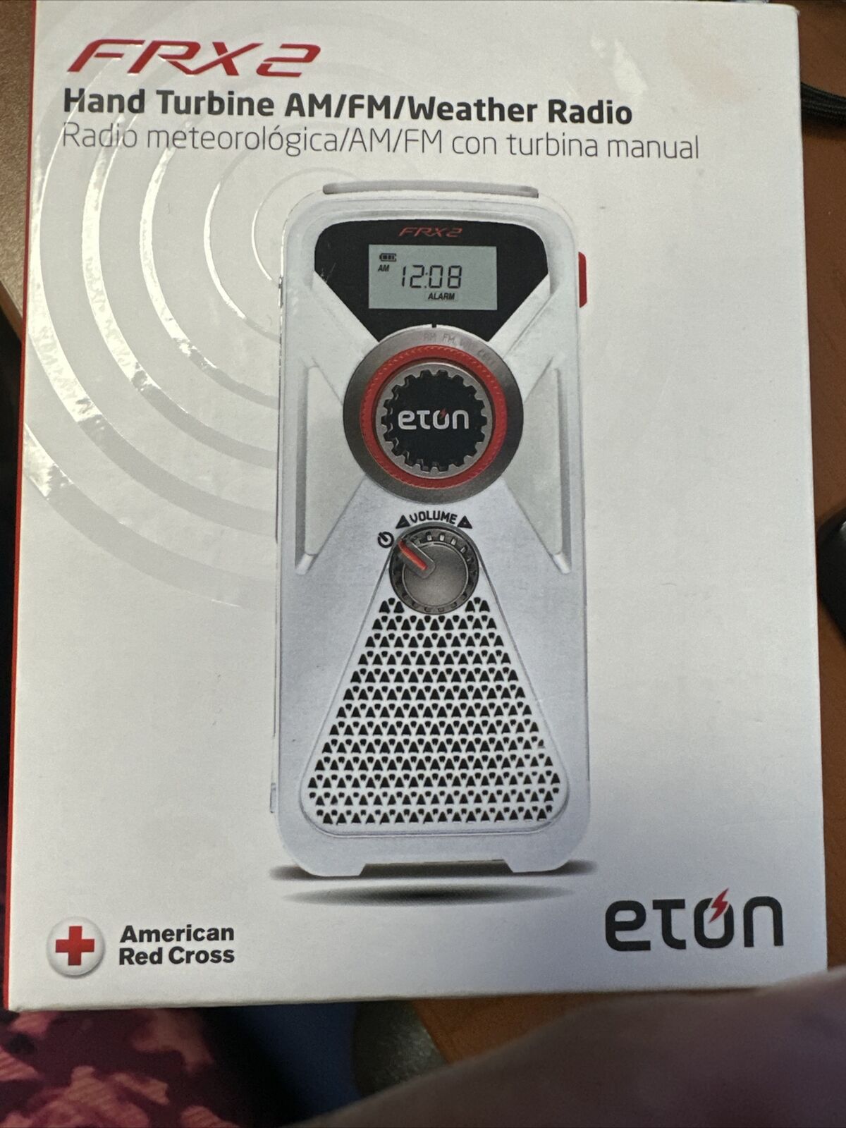 Eton FRX2 Emergency NOAA Weather Radio w/Hand Turbine & Solar Charge w/Light NEW