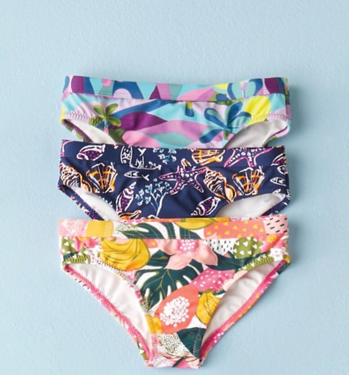 Girls Wave Rider Swim Bottoms—Size 7, 10 & 14