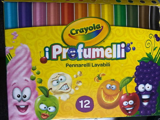 2-Crayola Silly Scents  Scented Washable Markers  iProfumelli  (2)12 pack