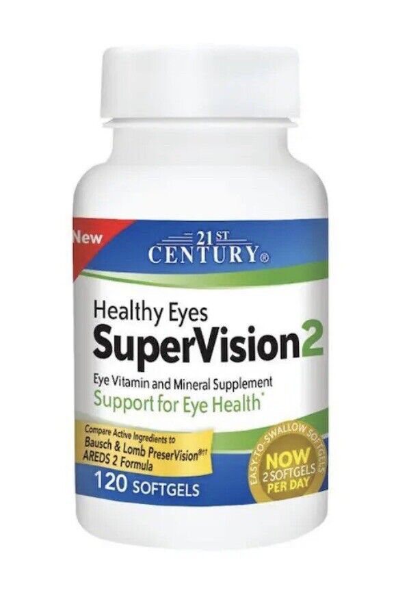 21st Century Healthy Eyes Supervision 2 Softgels 120ct (Compare to AREDS 2)