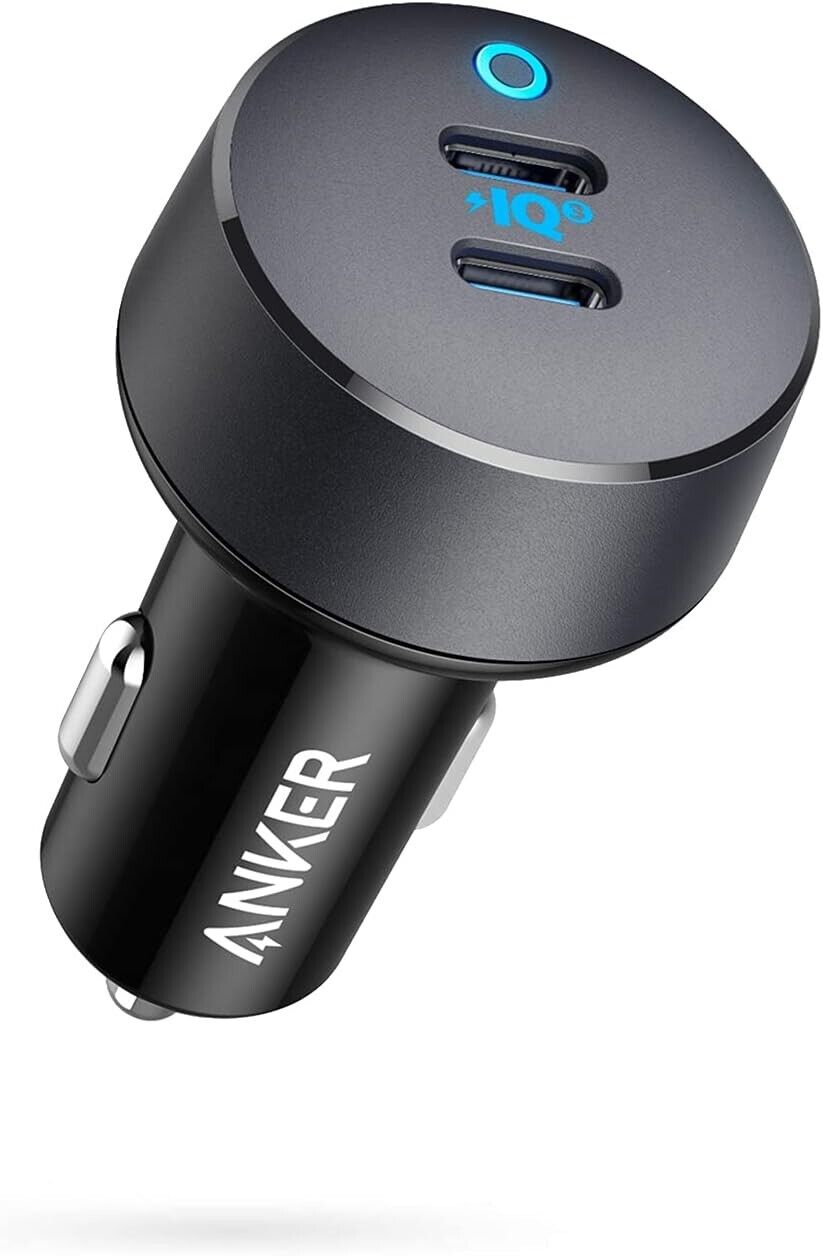 ANKER PowerDrive PD+ 2-Prt 33W Power Delivery USB-C USB-A Car Charger Black