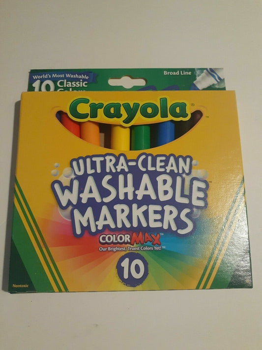 Crayola 587851 Color Max Broad Line Washable Markers - 12 Count