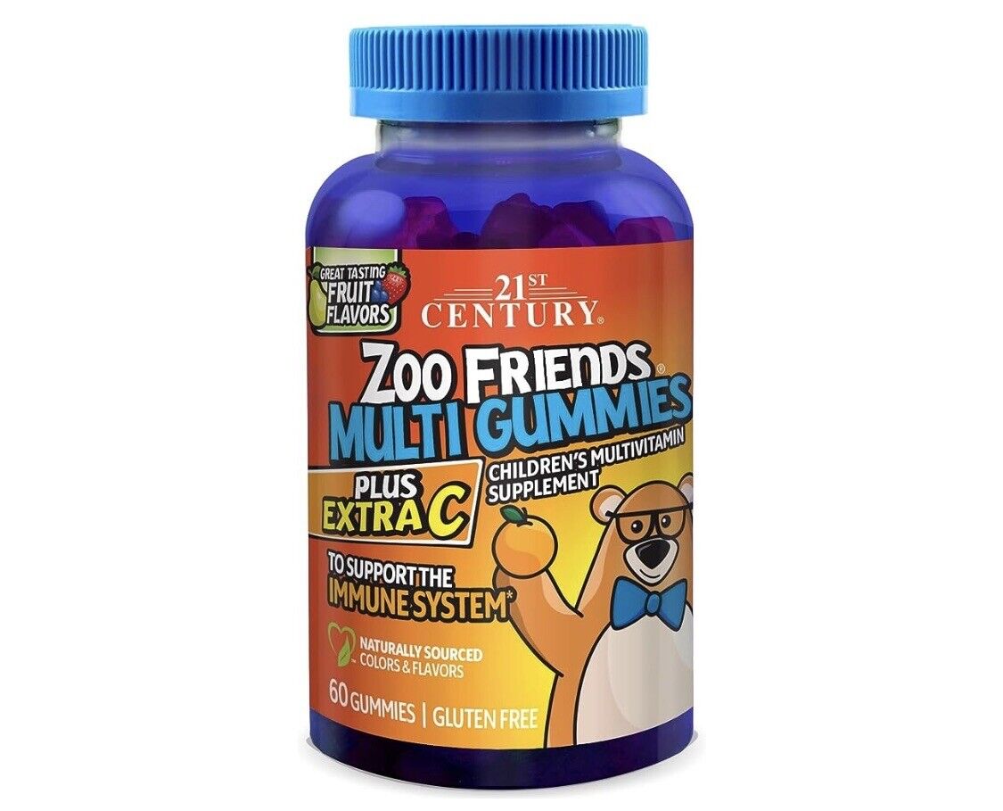 Zoo Friends Multivitamins Plus Extra Vitamin C