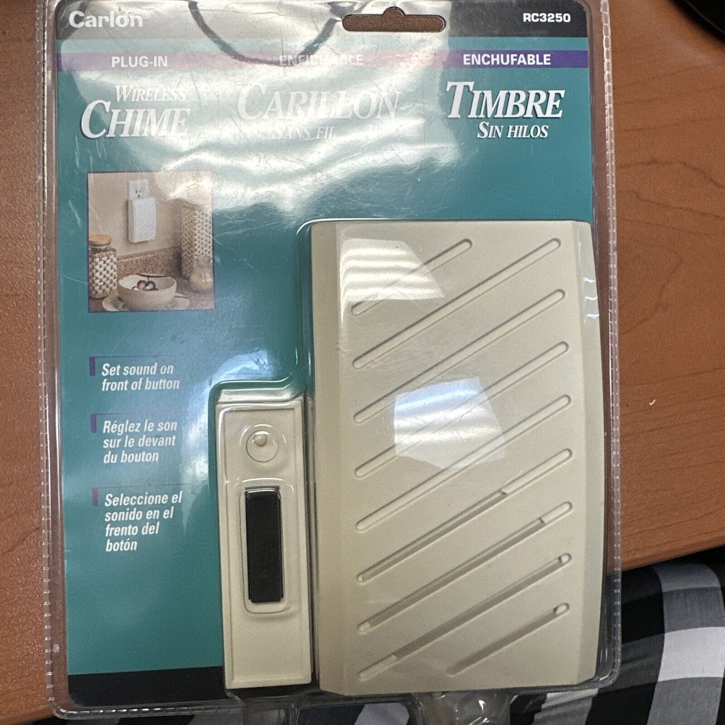 Vintage 1205 Carlon Plug-In Wireless Add-On Chime # RC3250 - NEW