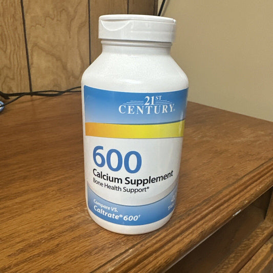 21st Century Calcium Bone Health Tablets Supplement Gluten Free 600 mg 400 Count