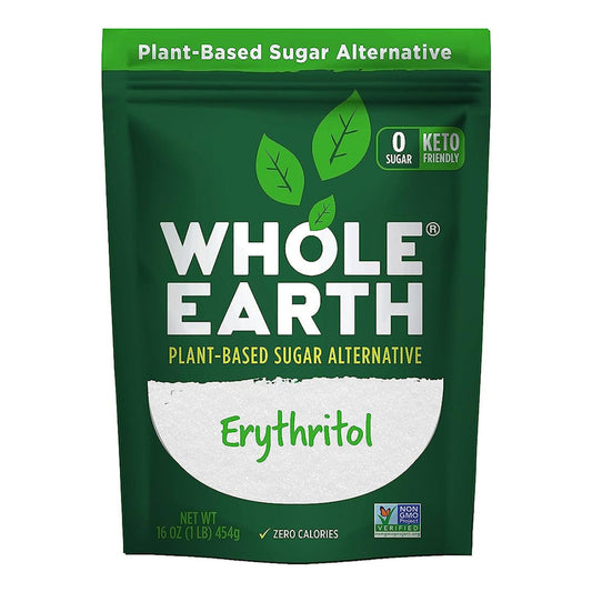 Whole Earth Erythritol Plant Based Sugar Alternative, 1 Lb