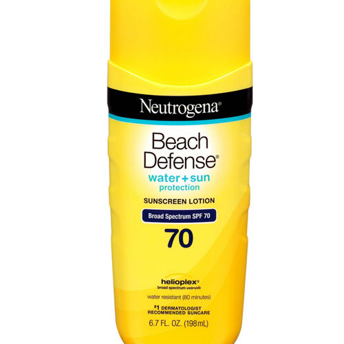 Neutrogena Beach Defense Water + Sun Sunscreen Lotion Broad Spectrum SPF 70