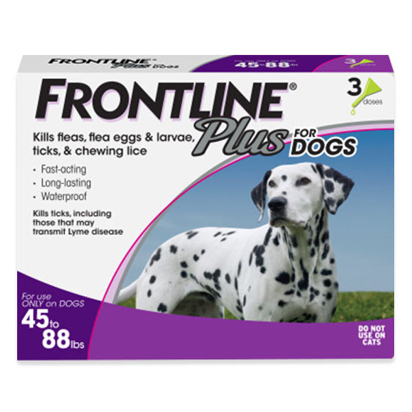 FRONTLINE PLUS DOG 45-88LB LG 3