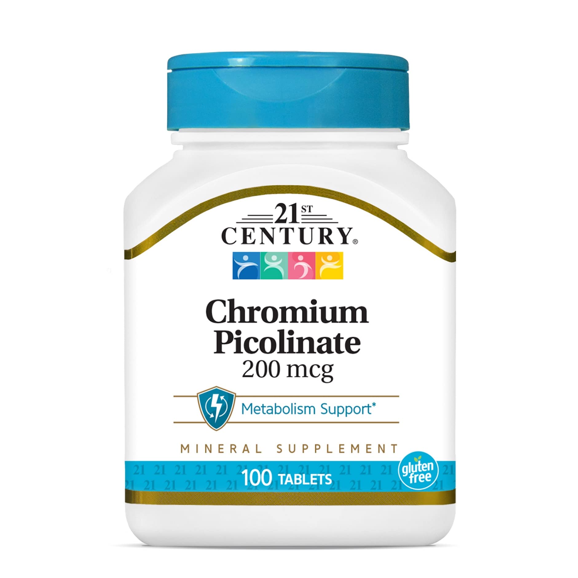 21st Century, Chromium Picolinate, 200 Mcg, 100 Tablets