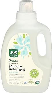 Whole Foods Market, Organic Laundry Detergent (33 HE Loads), Unscented, 50 Fl Oz