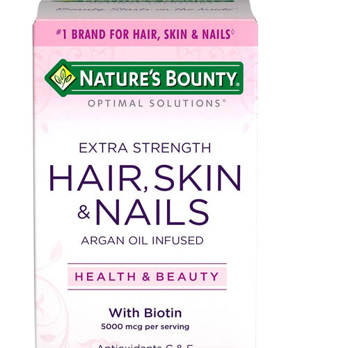 NATURE'S BOUNTY OPTIMAL SOLUTIONS HAIR SKIN NAILS GUMMIES 80 PK