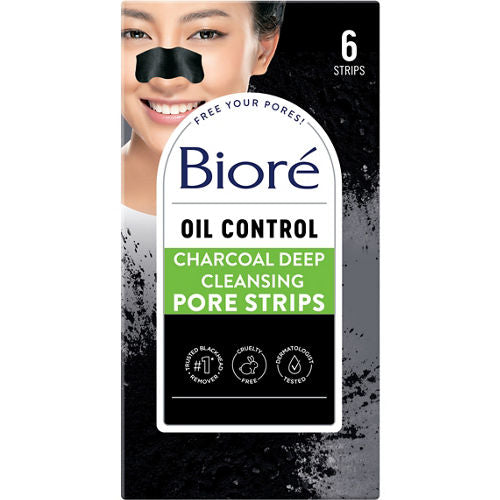 Biore Deep Clean Charcoal Strip 6 Ct.