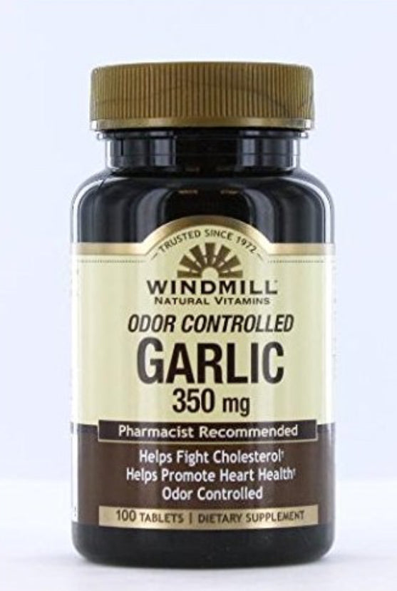 WINDMILL ODOR-CONTROLLED GARLIC 350MG*T