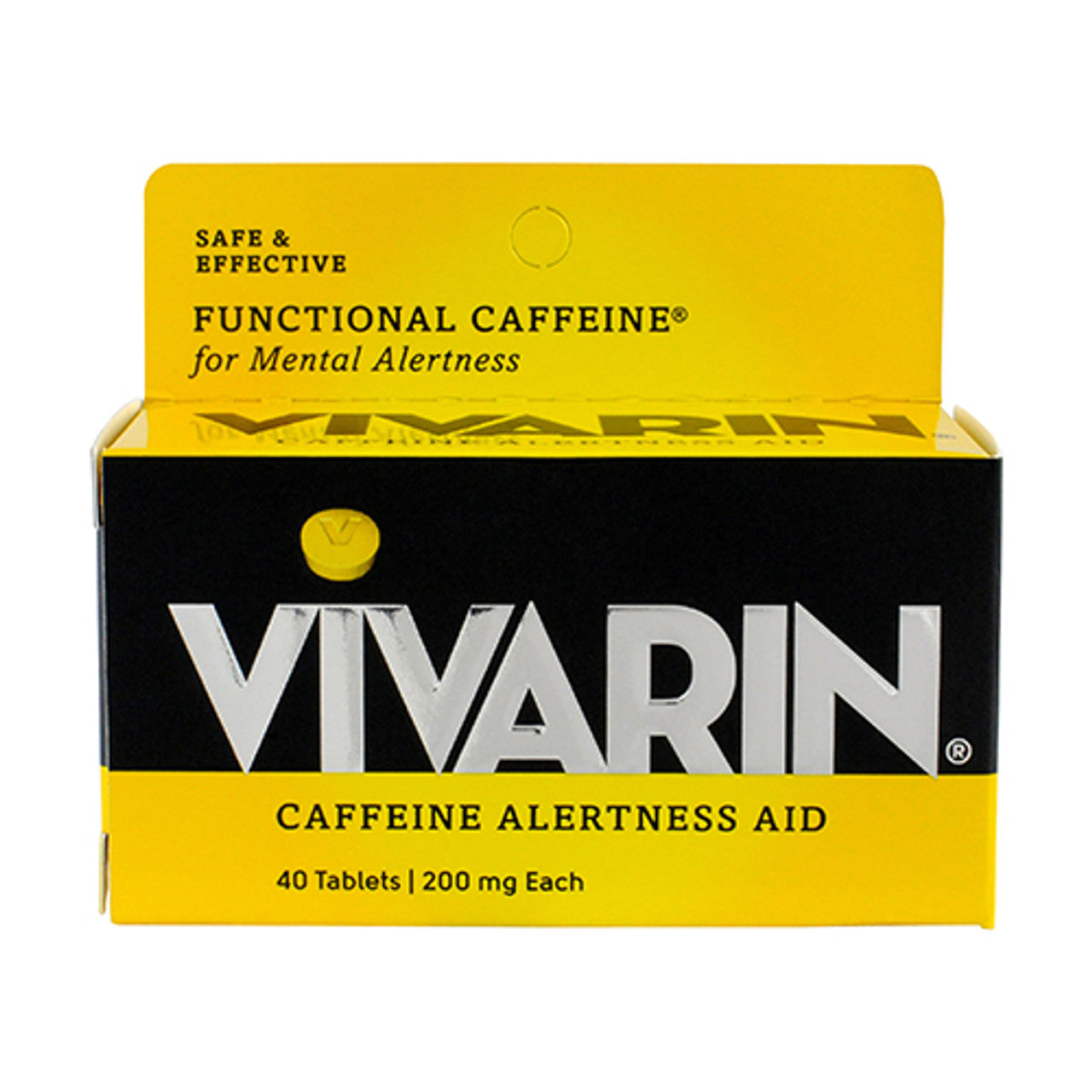 Vivarin Caffeine Alertness Aid 200 Mg Tablets, 40 Ea