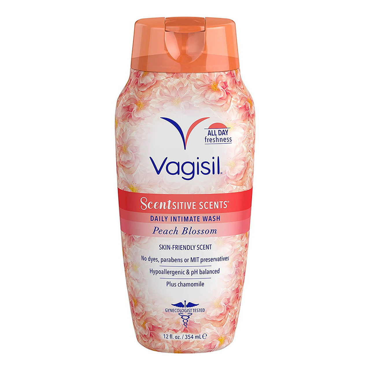 Vagisil Scentsitive Scents Peach Blossom Cleansing Wash, 12 Oz