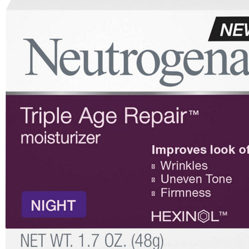 Neutrogena Triple Age Repair Anti-Aging Night Face Moisturizer, 1.7 oz