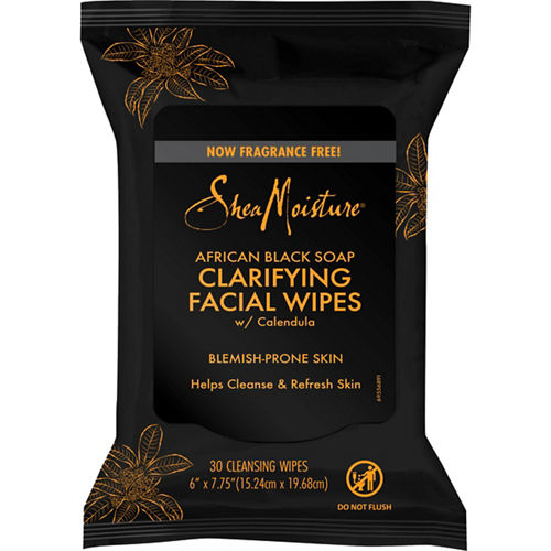 SheaMoisture African Black Soap Clarifying Cleansing Facial Wipes