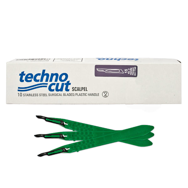 SCALPEL DISPOSABLE W/ #15 10