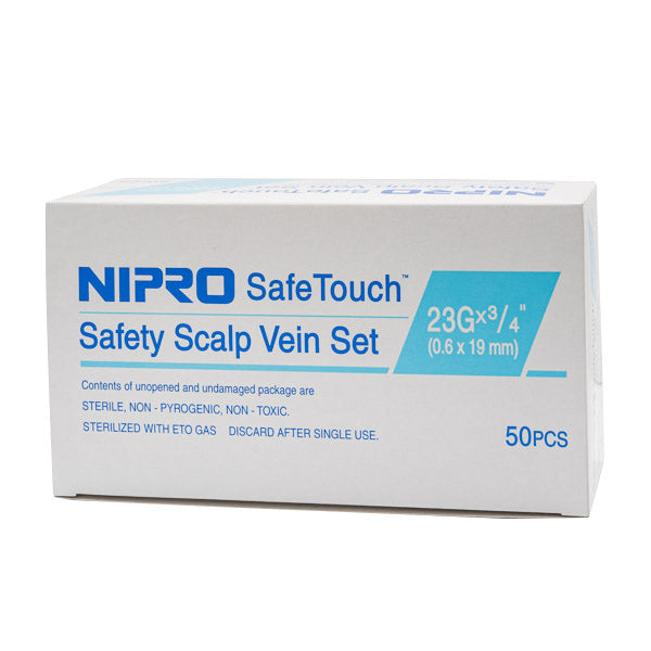 IV SET 23G X 3/4 WINGED SAFETY 50
