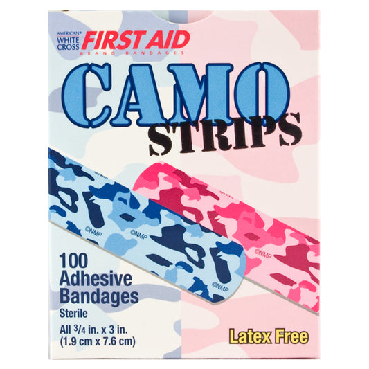 BANDAGE CAMOUFLAGE ASST 3/4X3 100