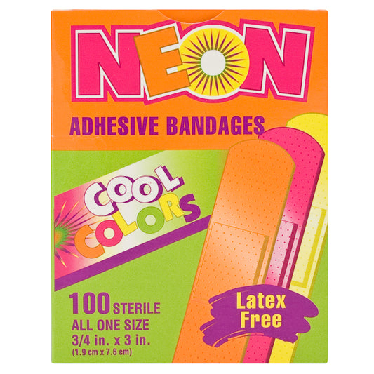 BANDAGE NEON COLORS 3/4X3 100