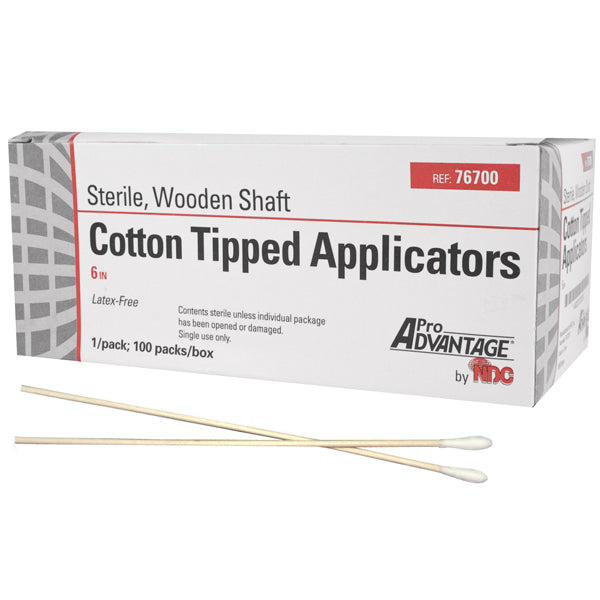 COTTON TIP APPLICATOR 6X1/12 100