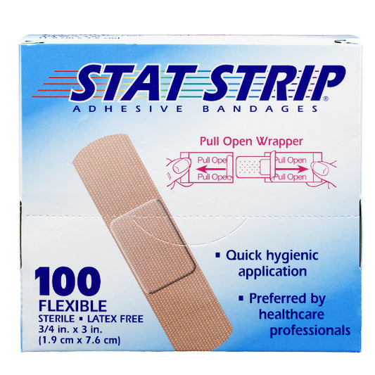 BANDAGE FABRIC 3/4"X3" STAT ST 100