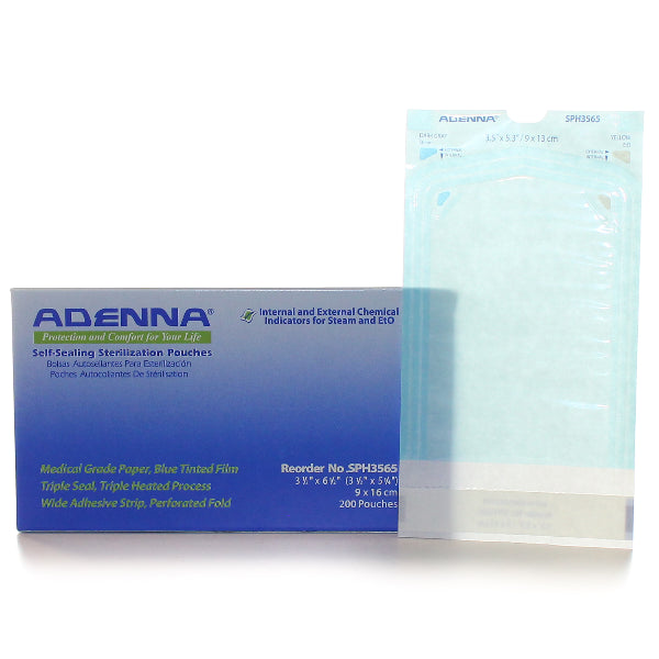 AUTOCLAVE POUCH 3 1/2 X 6" 200