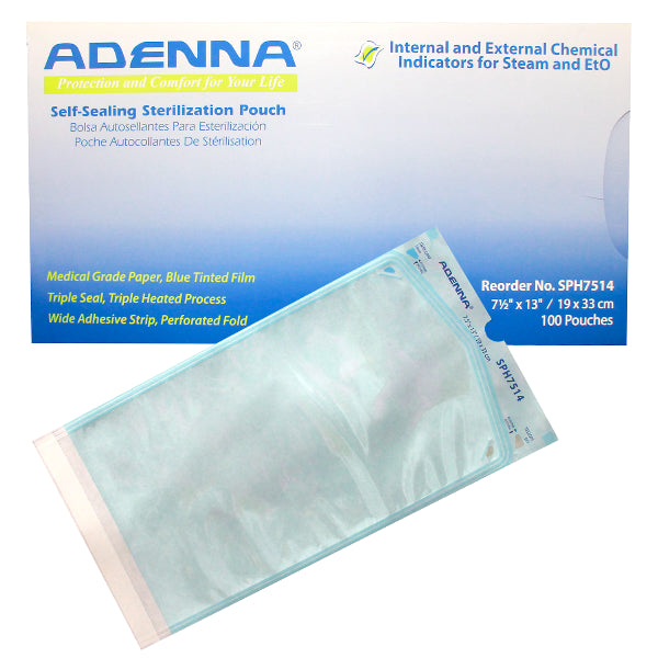 AUTOCLAVE POUCH 7 1/2 X 14" 100