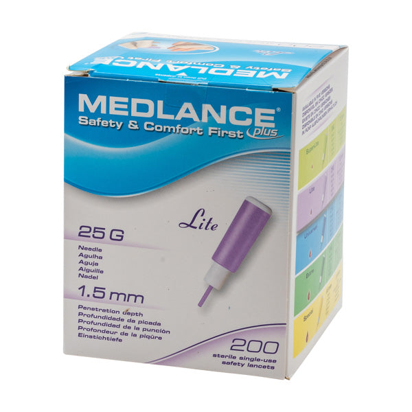 LANCETS SAFETY 25G X 1.5MM *N* 200