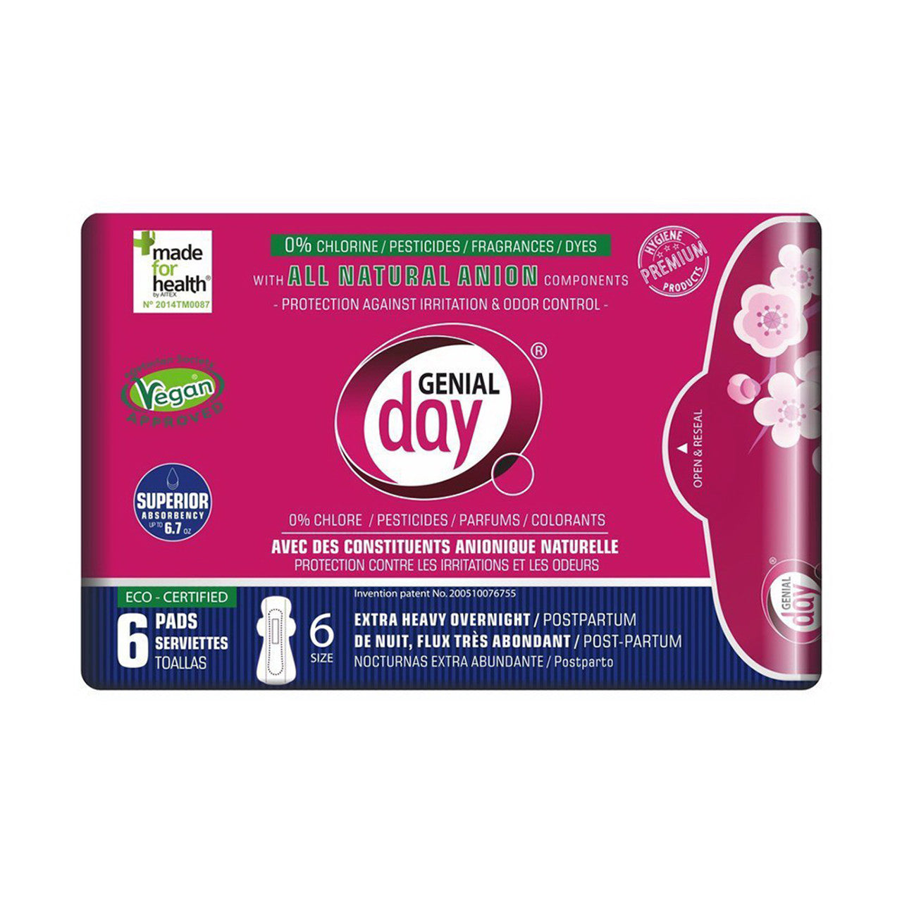 Always Discreet Moderate Incontinence Pads Regular Length, Pack Of 3, 20 Ea