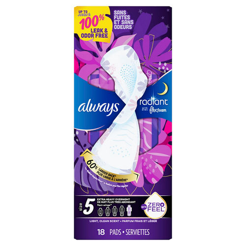 Always Thin Dailies Regular Unscented Wrapped Liners 120 ct.