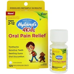 Hylands 4 Kids Oral Pain Relief Tab 125