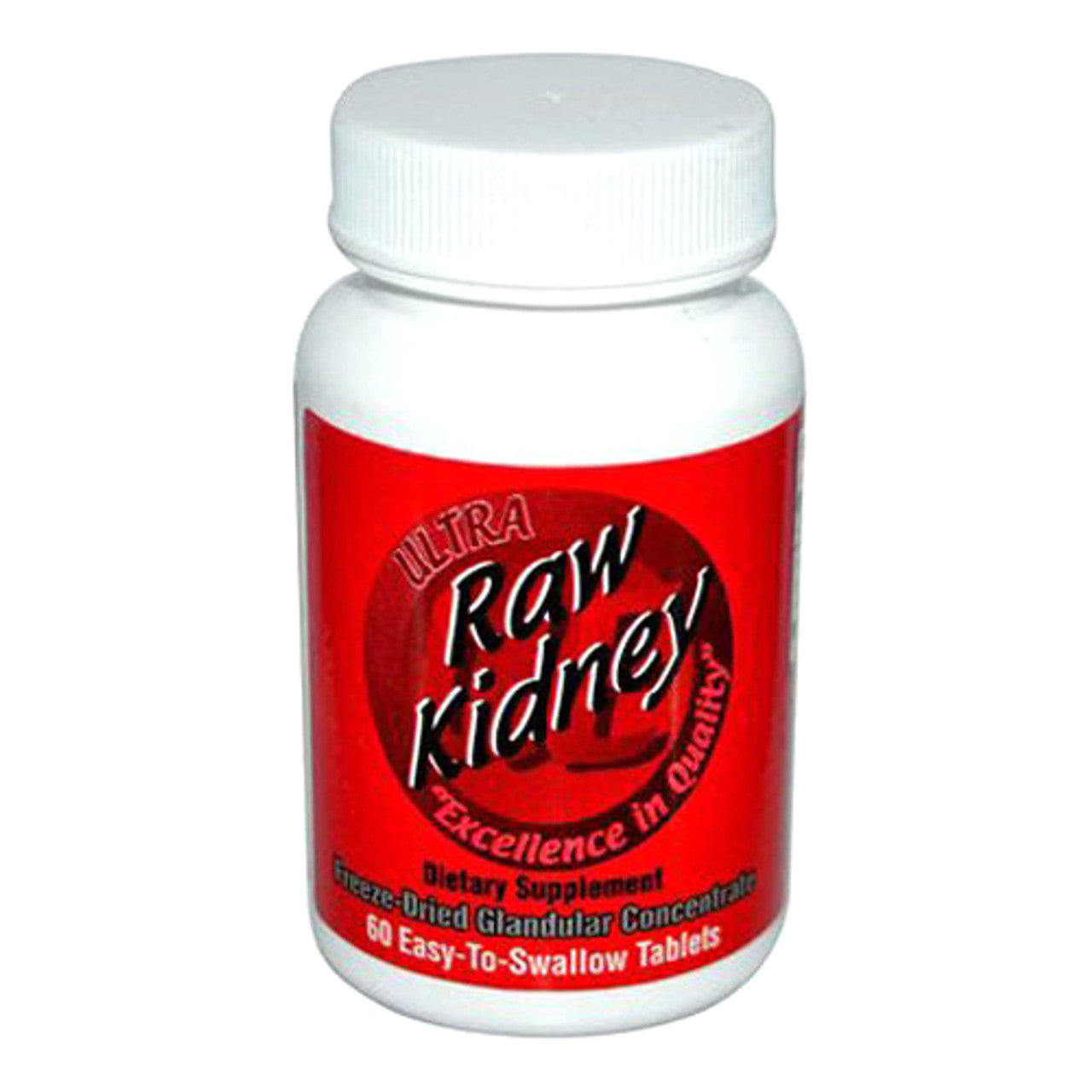 Ultra Glandulars Raw Kidney Tablets, 60 Ea